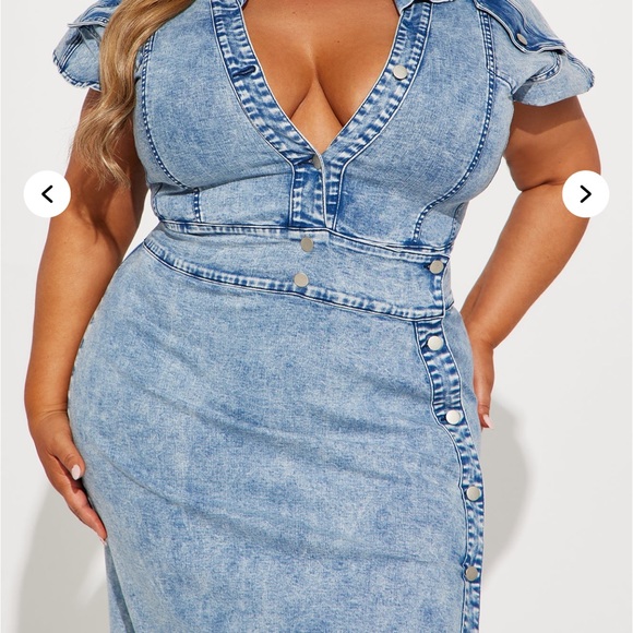 💙Denim Maxi dress🔹 - Picture 5 of 7